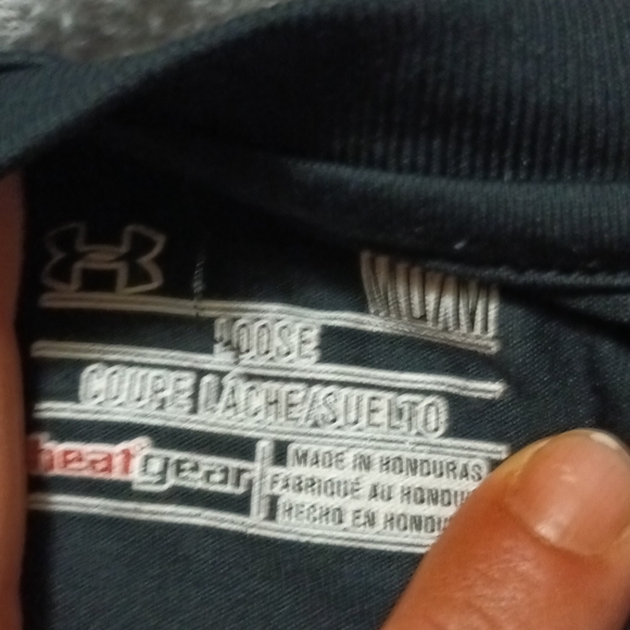men's black underamour t shirt size medium - Picture 3 of 3